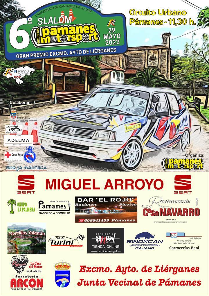 VI SLALOM PAMANES MOTORSPORT - G.P. AYUNTAMIENTO LIERGANES