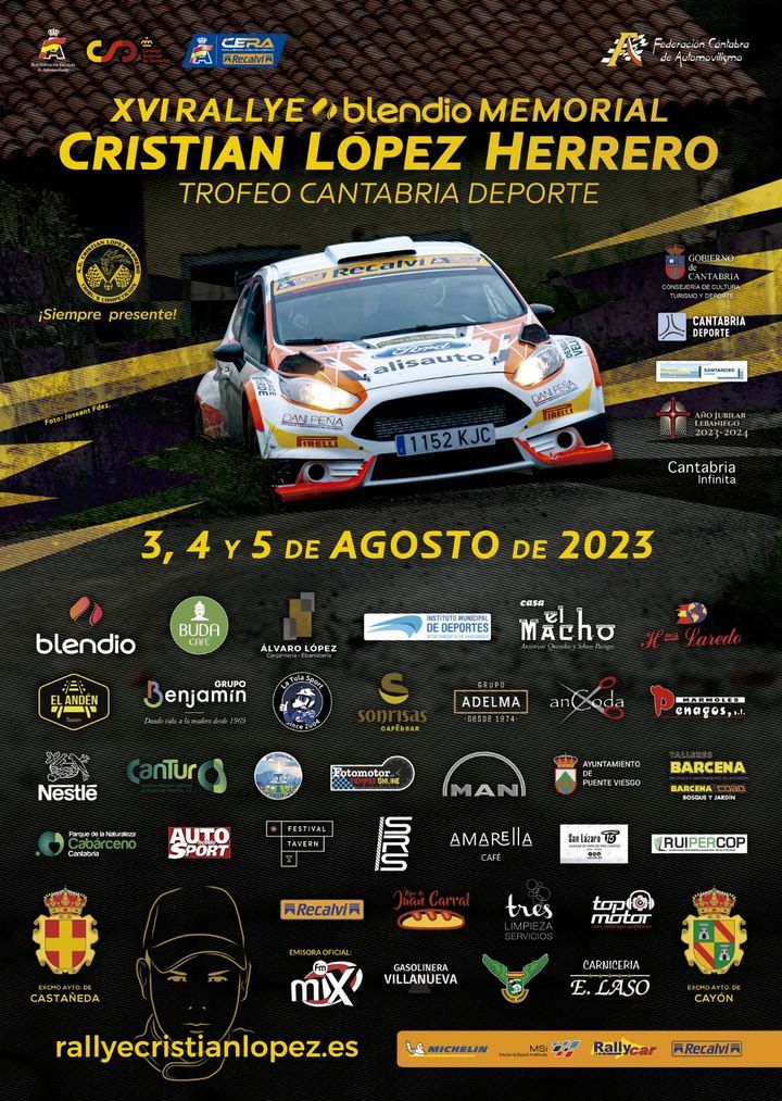 XVI Rallye Blendio Cristián López  Herrero – Trofeo Cantabria Deporte