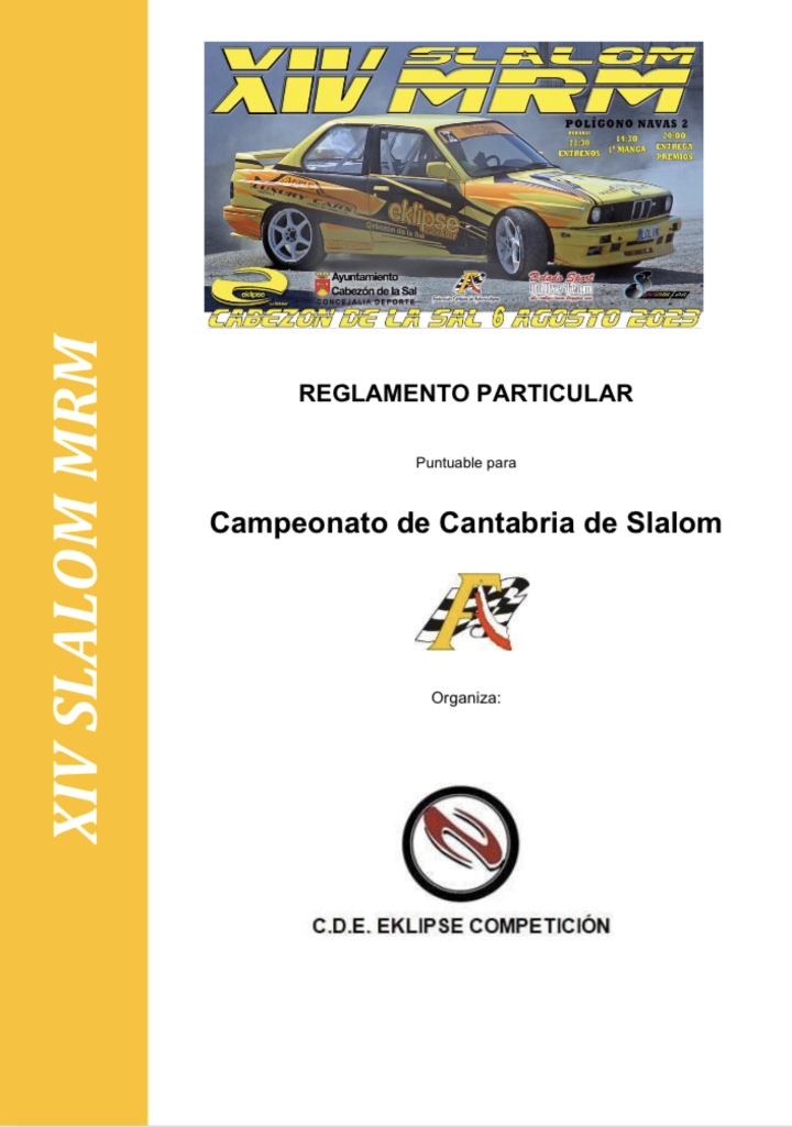 XIV SLALOM MRM – Cabezón de la Sal