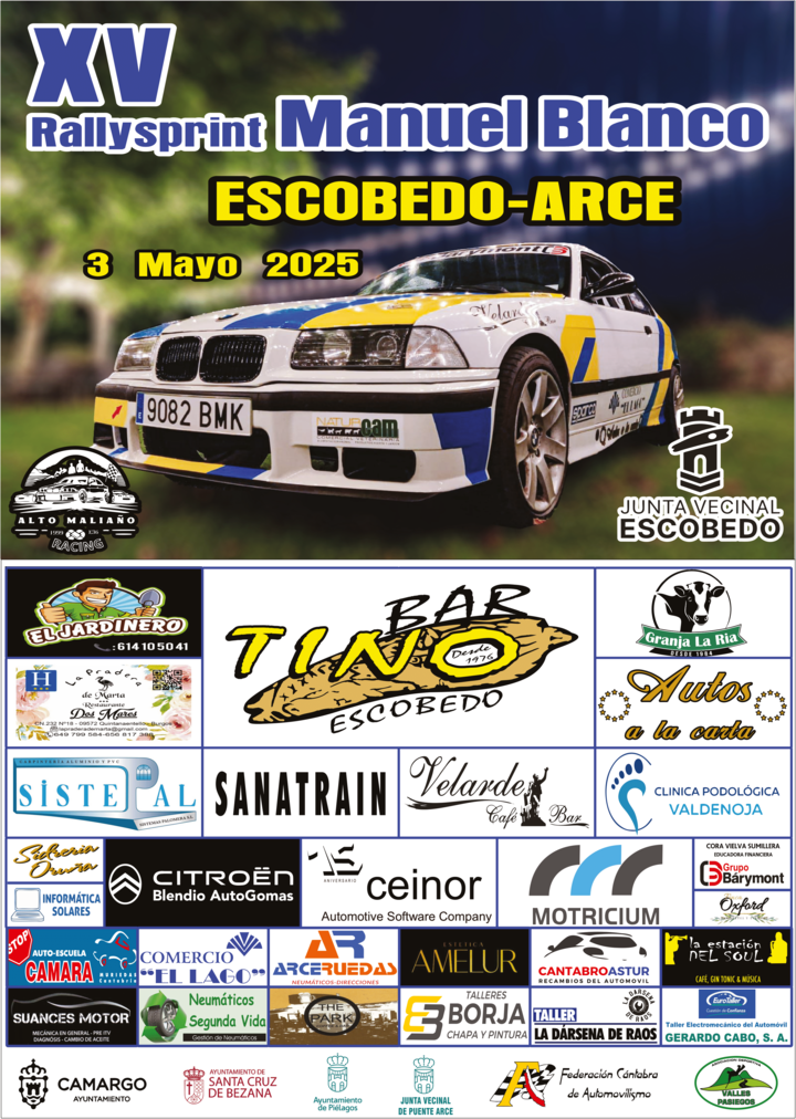 XV RALLYSPRINT MANUEL BLANCO  ESCOBEDO-ARCE