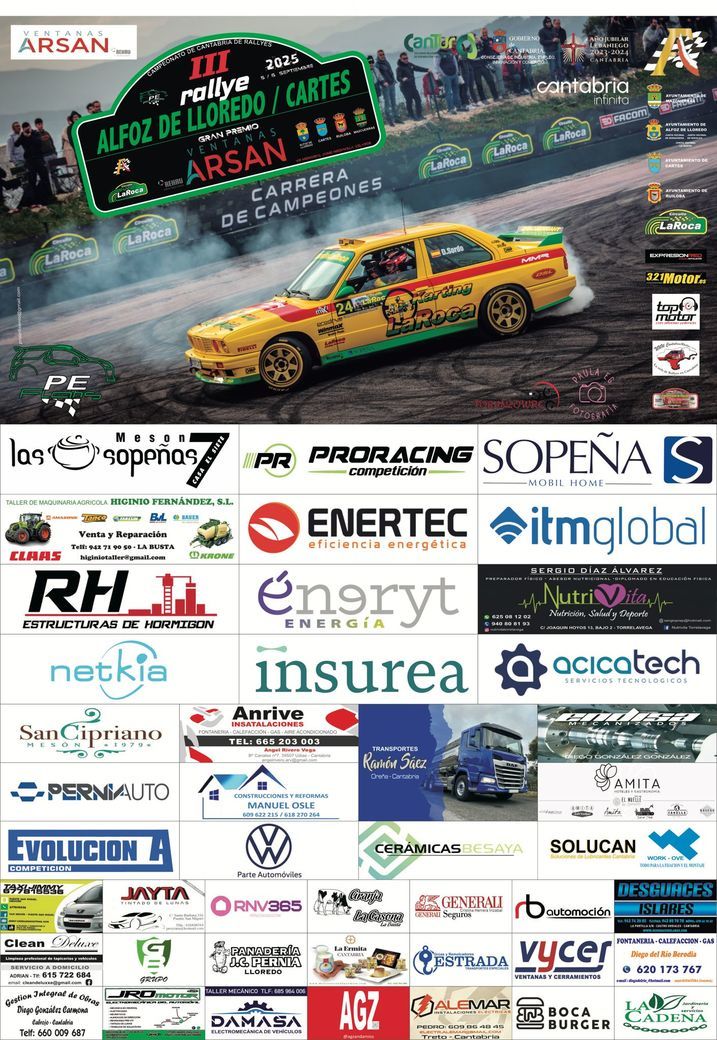 III RALLYE ALFOZ DE LLOREDO Y CARTES