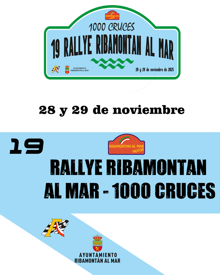 XIX RALLYE RIBAMONTÁN AL MAR – 1000  CRUCES