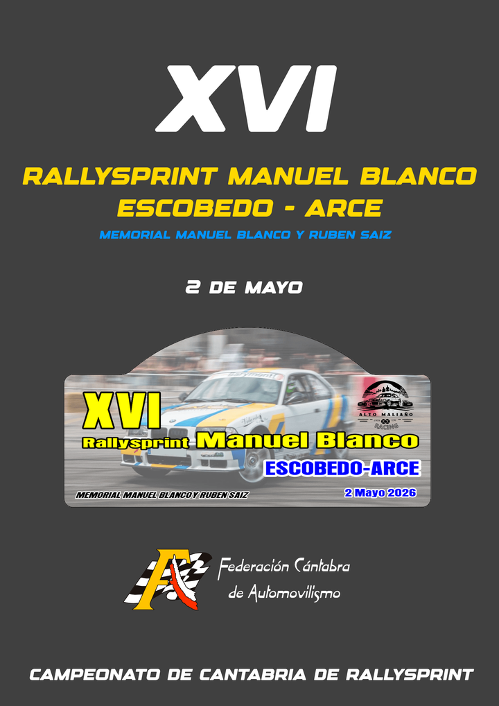 XVI RALLYSPRINT MANUEL BLANCO ESCOBEDO-ARCE