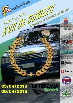 Primera prueba del Campeonato de Rallyes