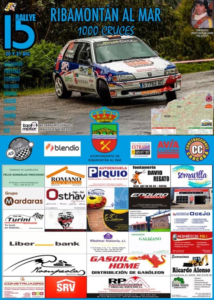 XV Rallye Ribamontán al Mar -1000 Cruces